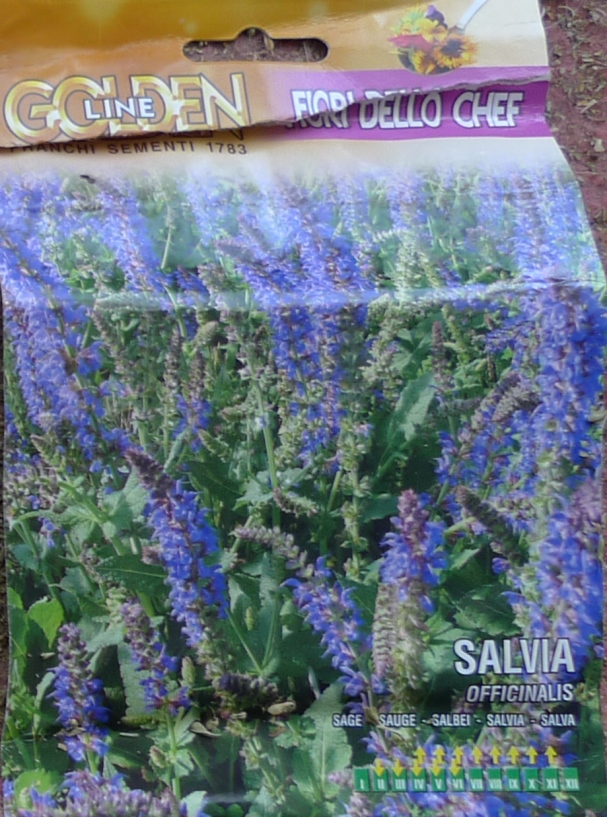 sage Franchi seed packet salvia officinalis